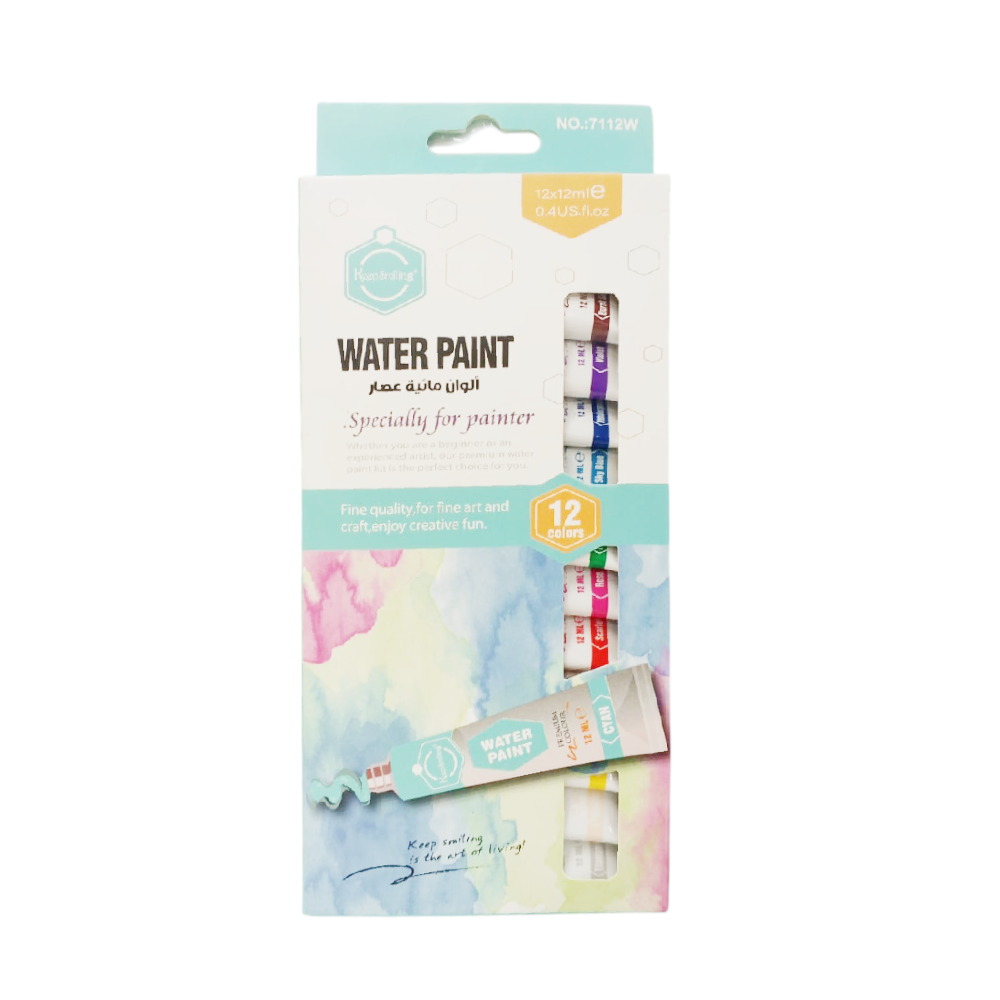 Keep Smiling Water Color 12 7112W