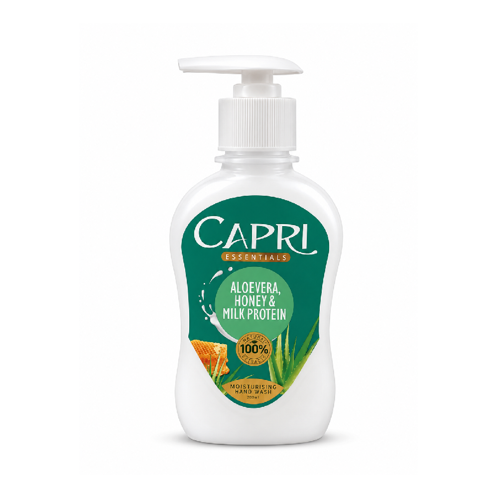 CAPRI HAND WASH WHITE BOTTLE 200 ML