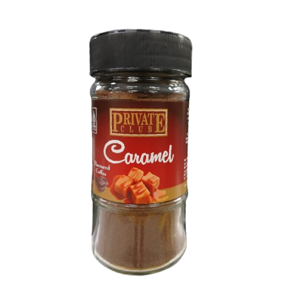PRIVATE CLUB COFFEE CARAMEL 100 GM