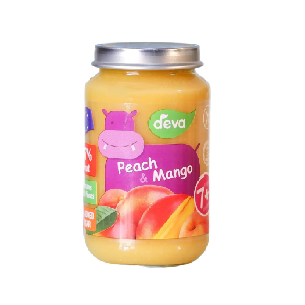 DEVA BABY FOOD PEACH & MANGO 7+MONTHS 200 GM