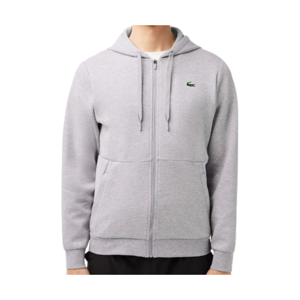 LAC MEN L/S ZIPPER HOODIE SH9676-9YA GRY S (IR)