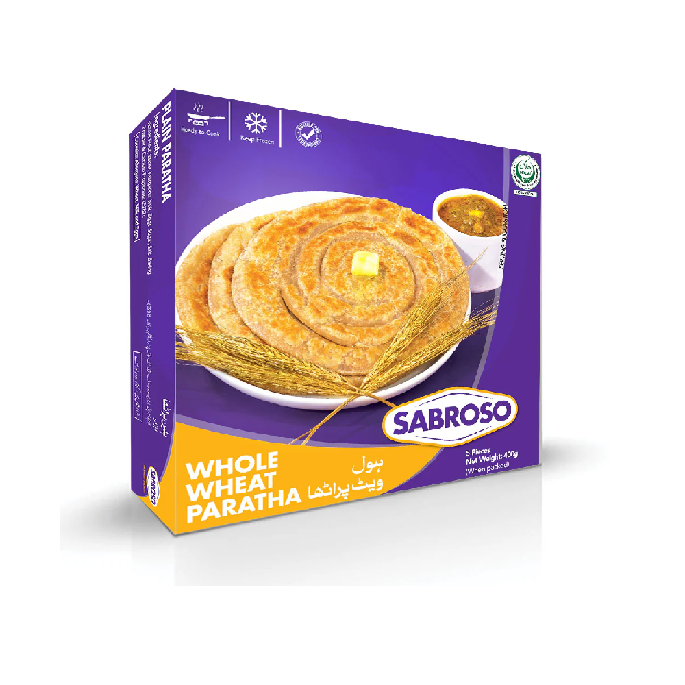 SABROSO WHOLE WHEAT 5 PCS 400 GM