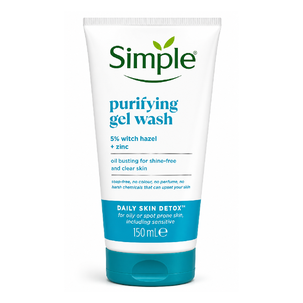 SIMPLE DAILY SKIN DETOX PURIFYING FACIAL WASH 150ML