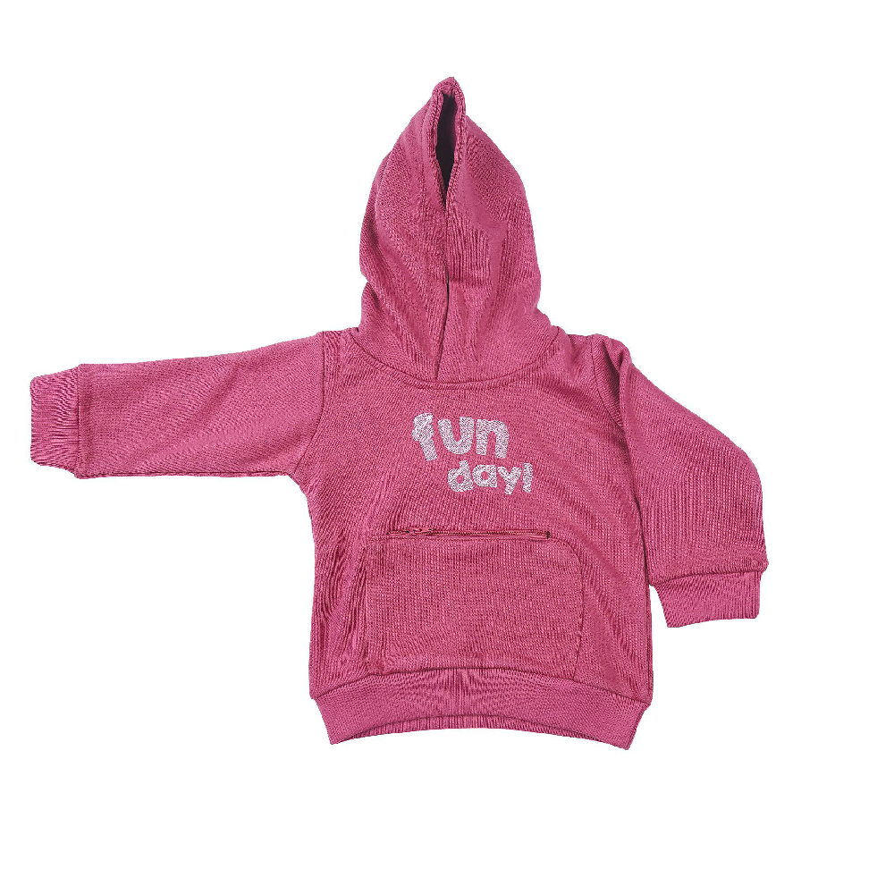 AB APPARELS LONG SLEEVE HOODIE KANGRO POCKET JACKET 3-6 M