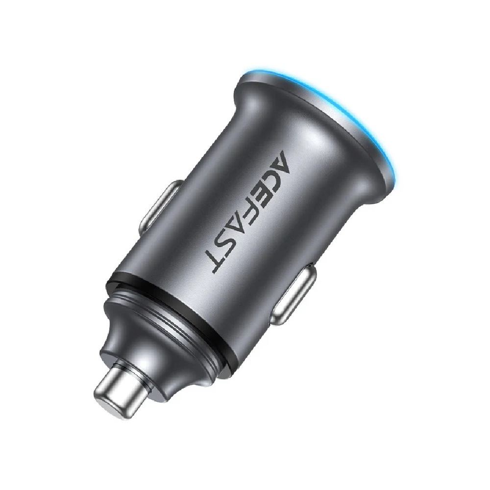Fast Charge Car Charger B15 65W (1xUSB-C + 1xUSB-A)