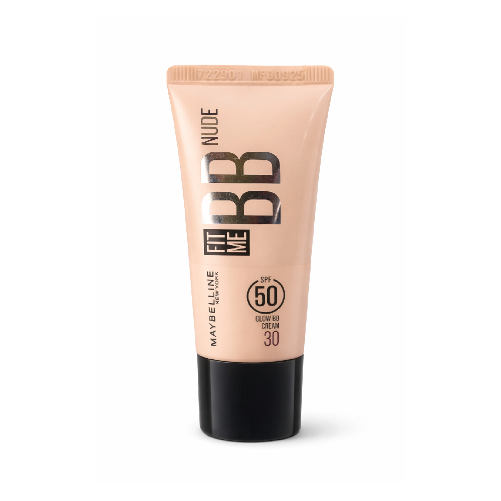 MAYBELLINE  FIT ME BB NUDE GLOW CREAM 30  SPF50  30ML