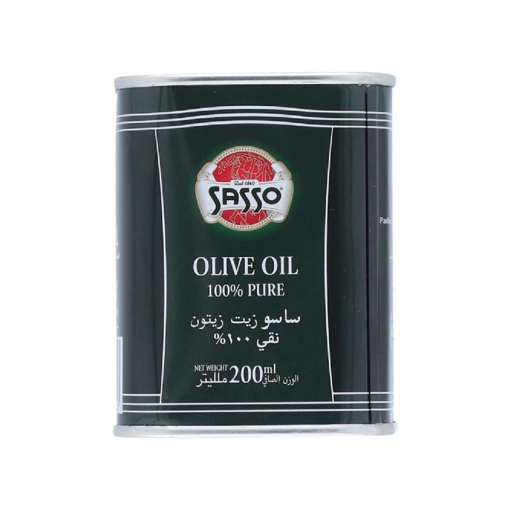 SASSO OLIVE OIL TIN 200 ML