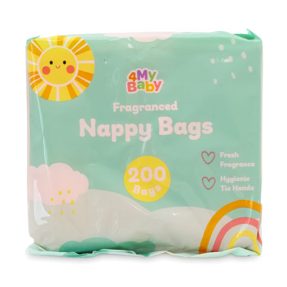 FRAGRANCED NAPPY BAGS WITH TIE HANDLES 250