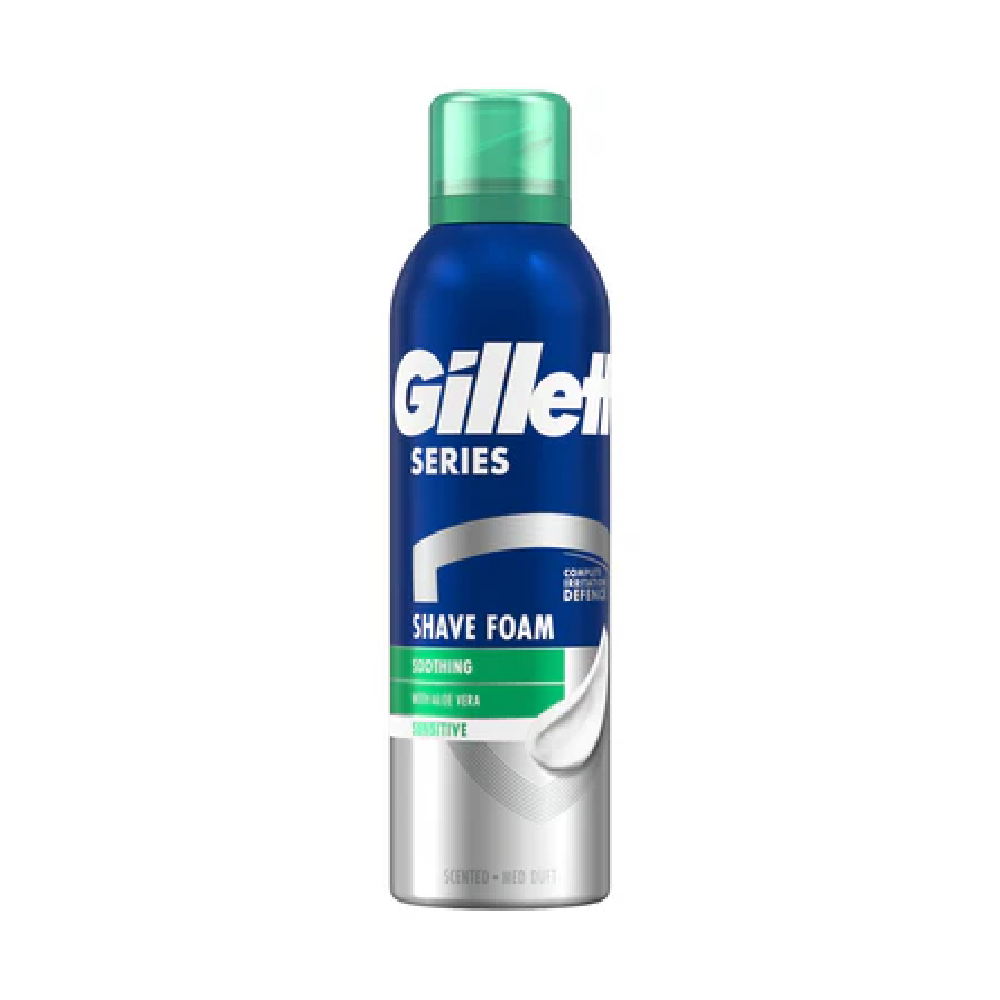 GILLETTE SERIES SHAVING FOAM MOUSSE SENSITIVE SKIN 250 ML
