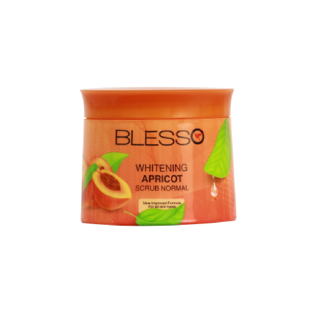 BLESSO NATURALS WHITENING SCRUB APRICOT 75ML