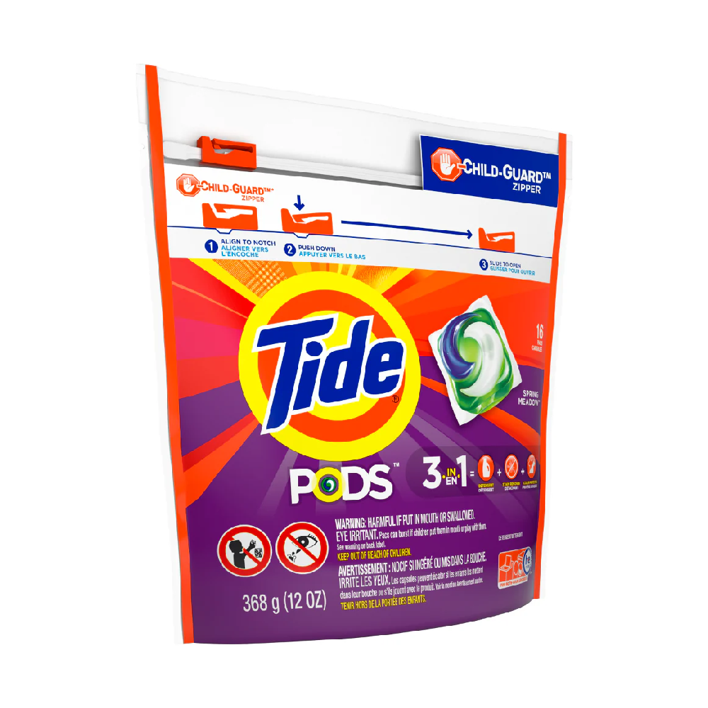 TIDE WASHING PODS ORIGINAL 3IN1 16PC 347 GM