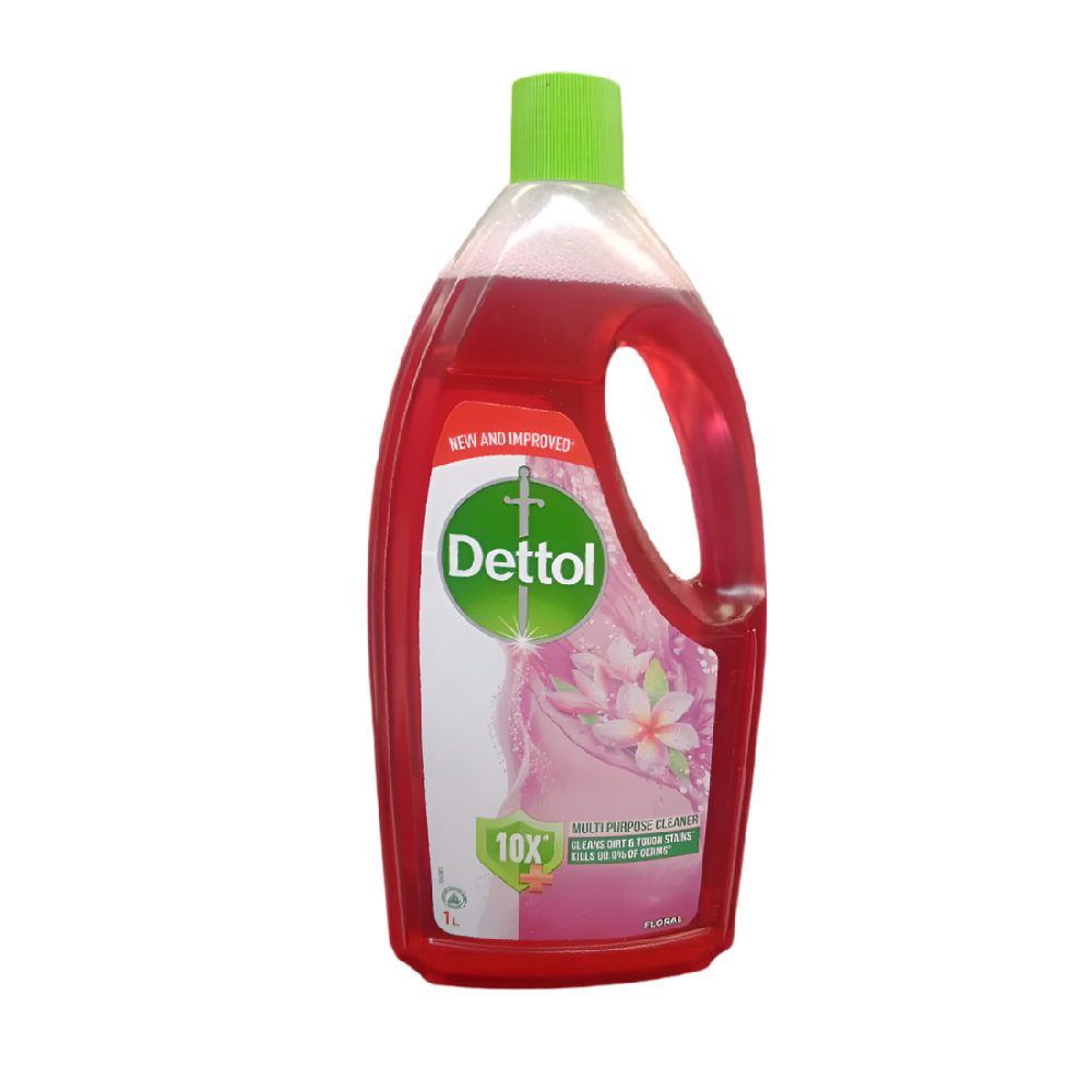 DETTOL FLOOR CLEANER ANTIBACTERIAL MEGA SAVER FLORAL 1 LTR