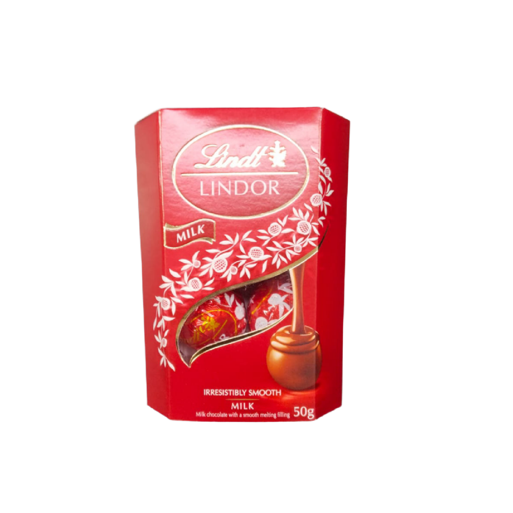 LINDT LINDOR CHOCOLATE BALLS MILK 50 GM