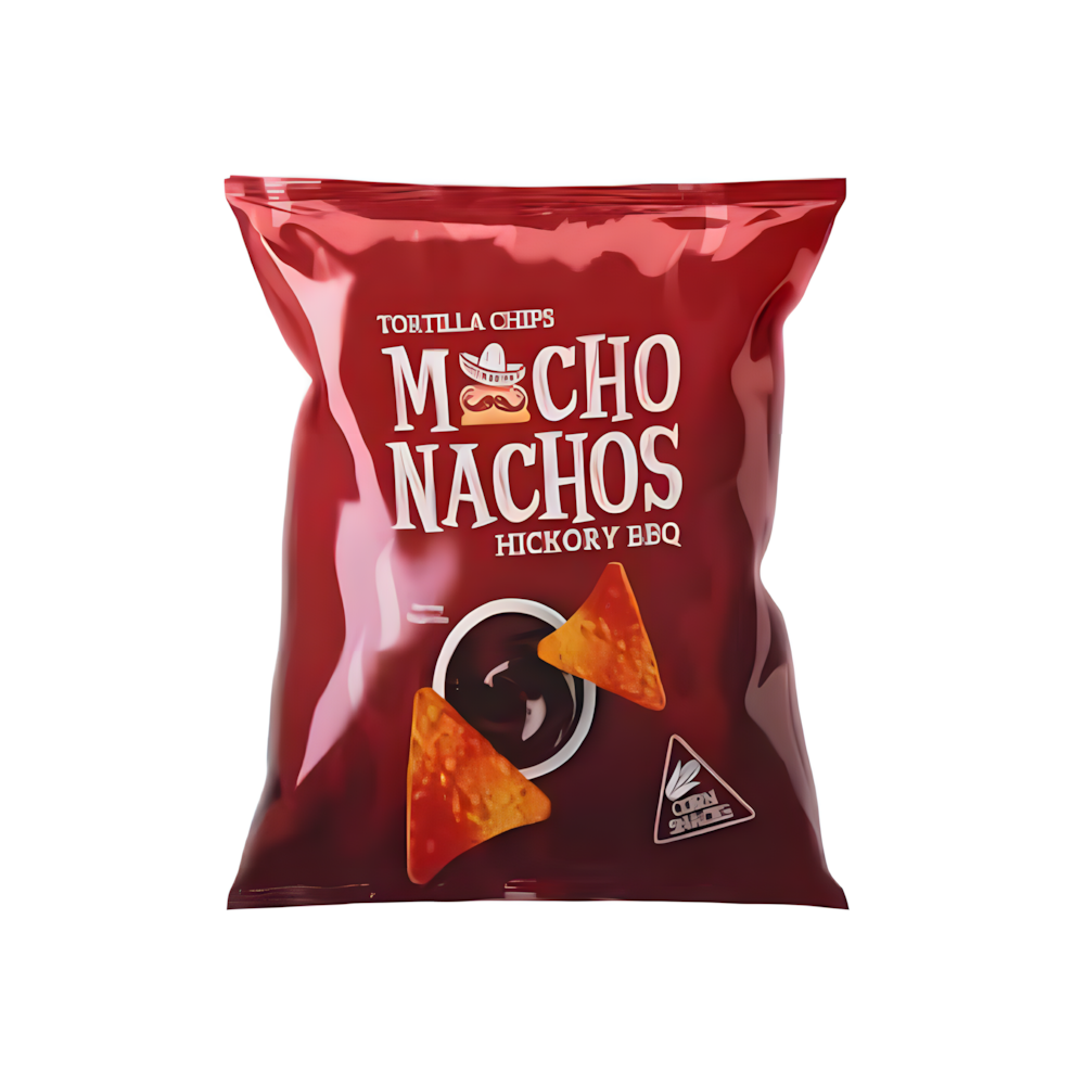 MACHOS TORTILLA CHIPS HICKORY BBQ 40GM