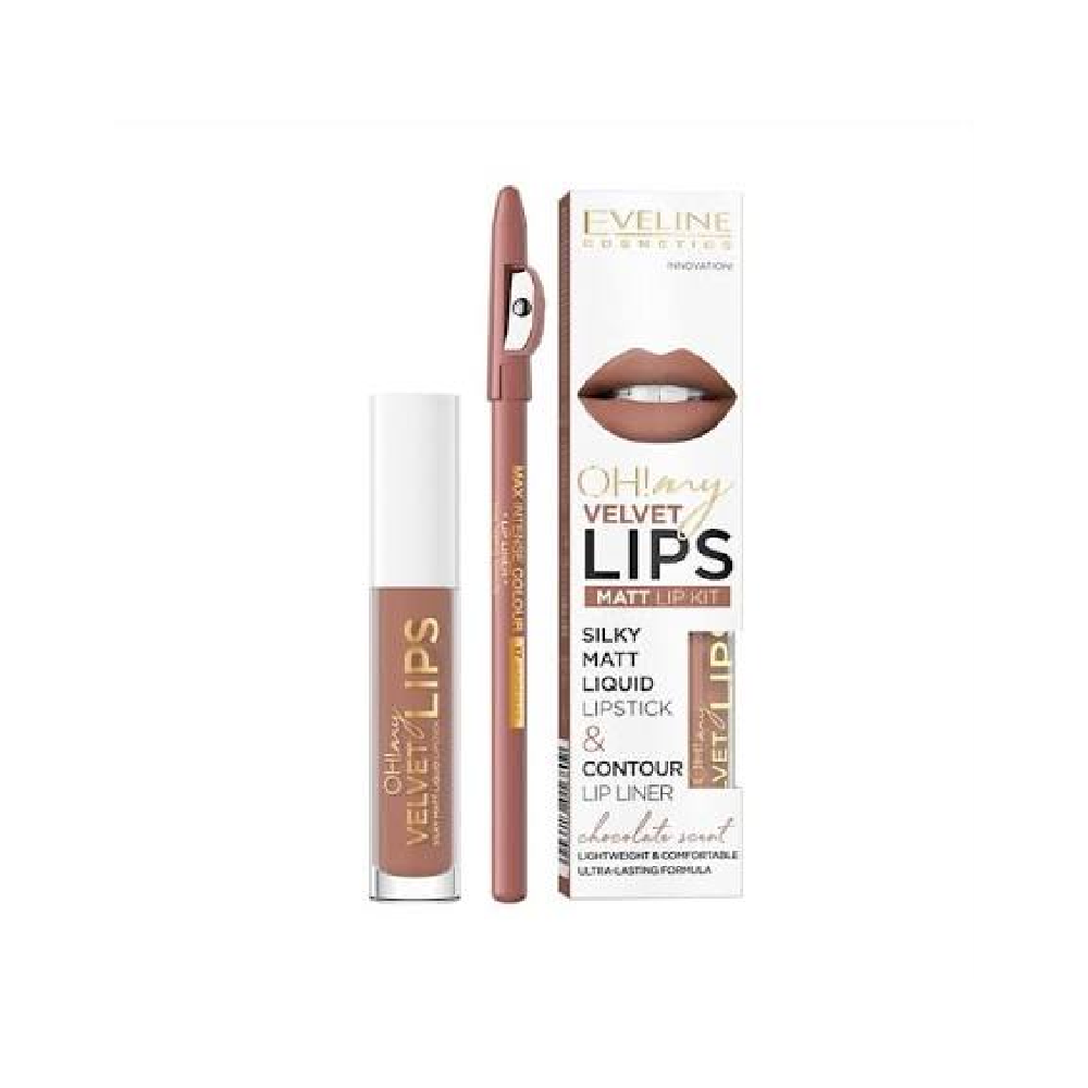 EVELINE OH MY LIPS LIQUID MATT LIPSTICK & LINER