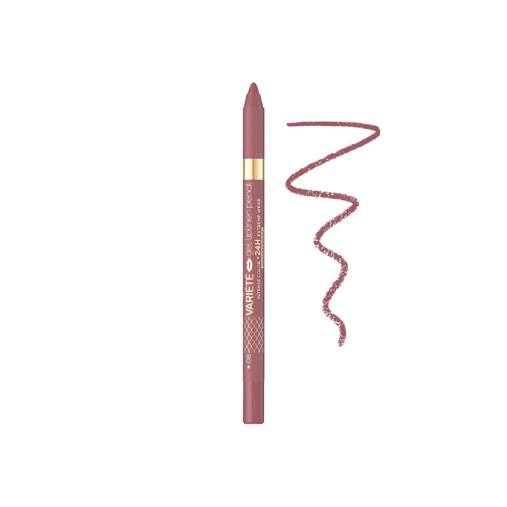 EVELINE VARIETE GEL LIP LINER PENCIL MATT WATERPROOF