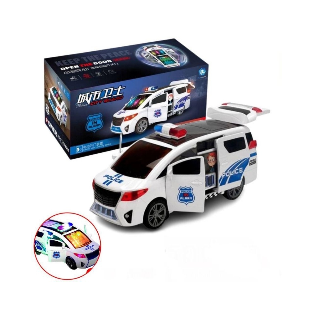 4545-2 MUSICAL OPEN-DOOR POLICE VAN A.I