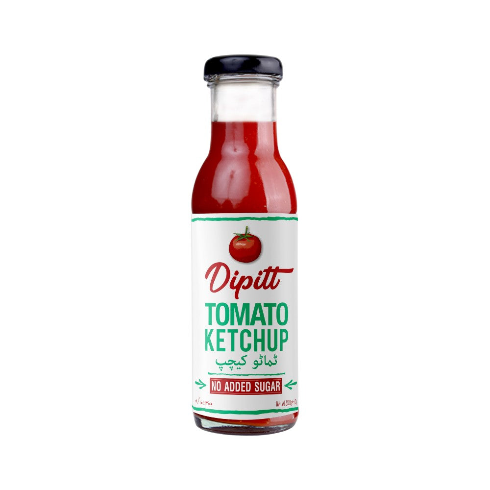 DIPITT TOMATO KETCHUP NO ADDED SUGAR 300 GM