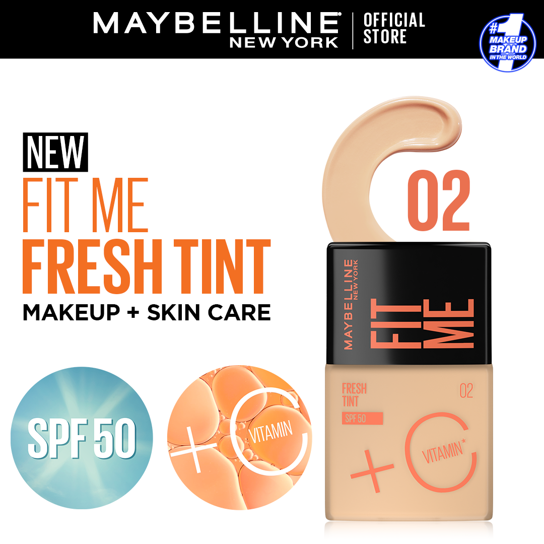 MAYBELLINE FIT ME FRESH TINT SPF50 02 AS