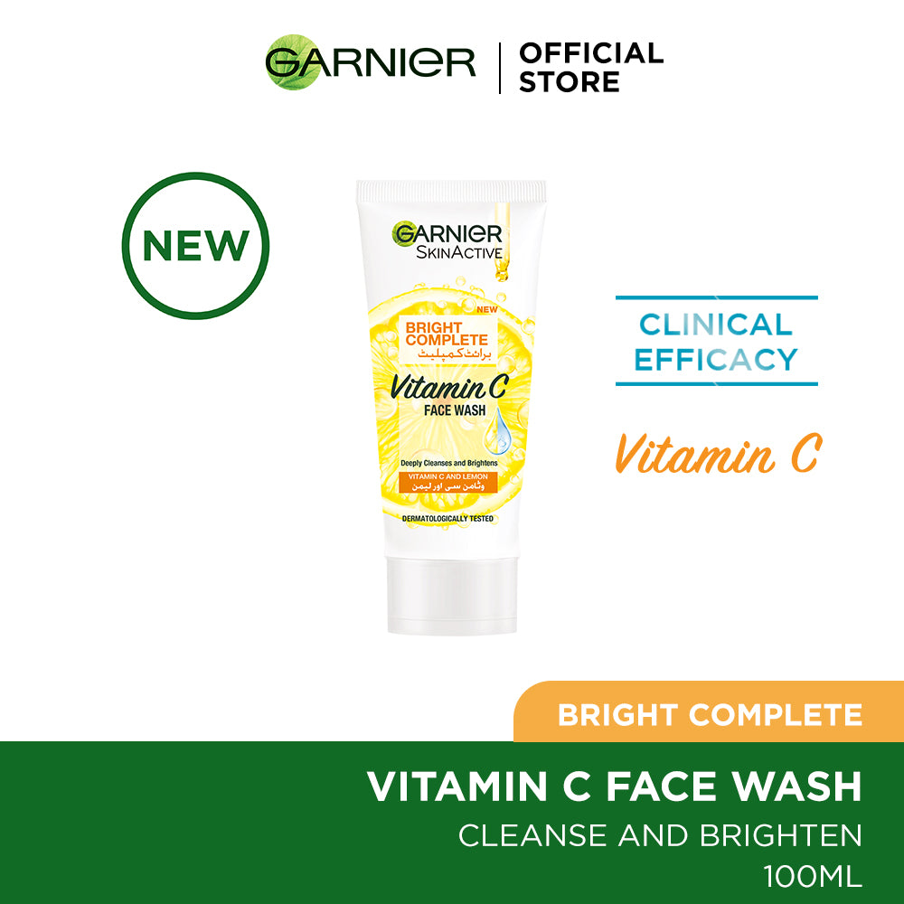 GARNIER LIGHT COMPLETE FACE WASH 100ML