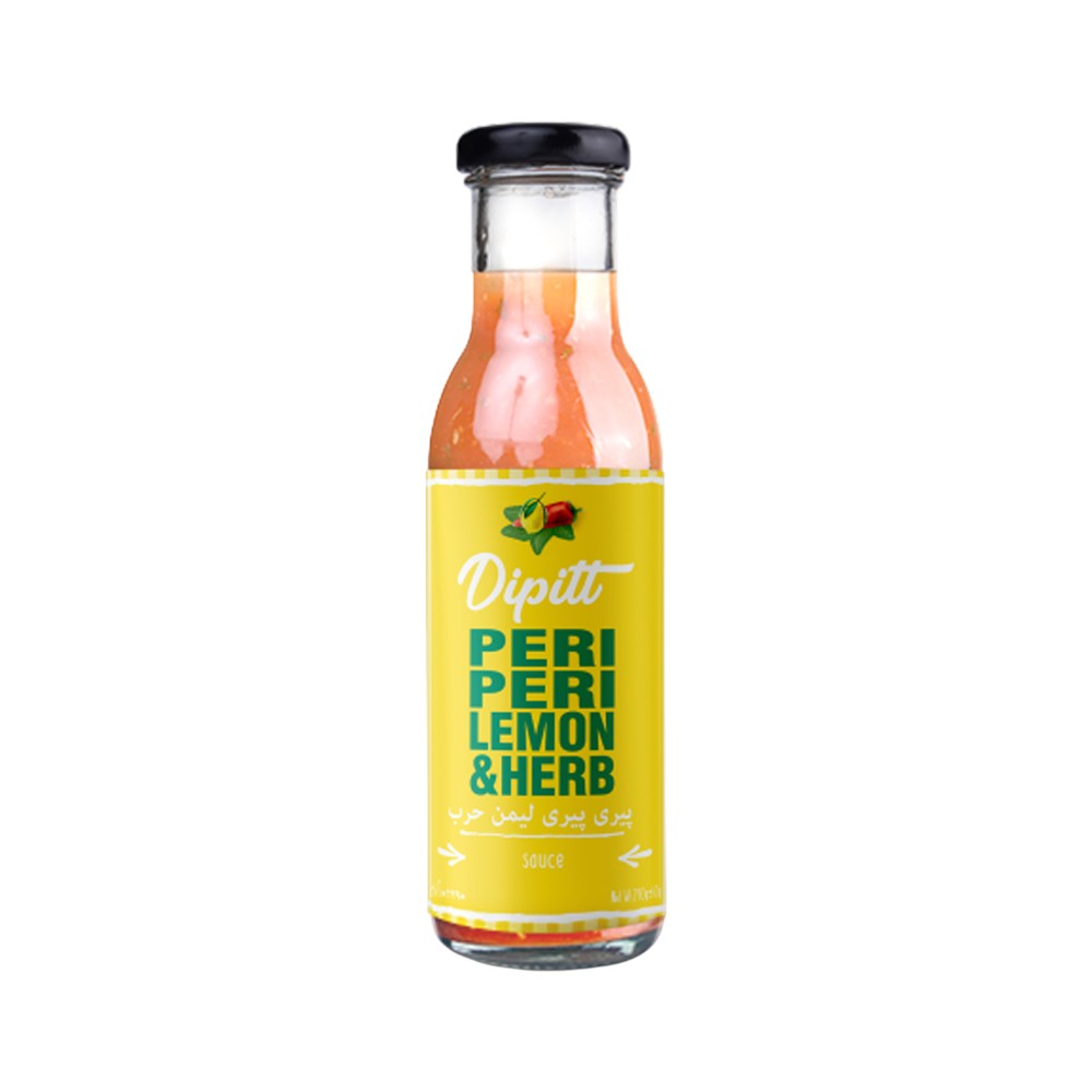 DIPITT PERI PERI LEMON AND HERB SAUCE 290 GMS