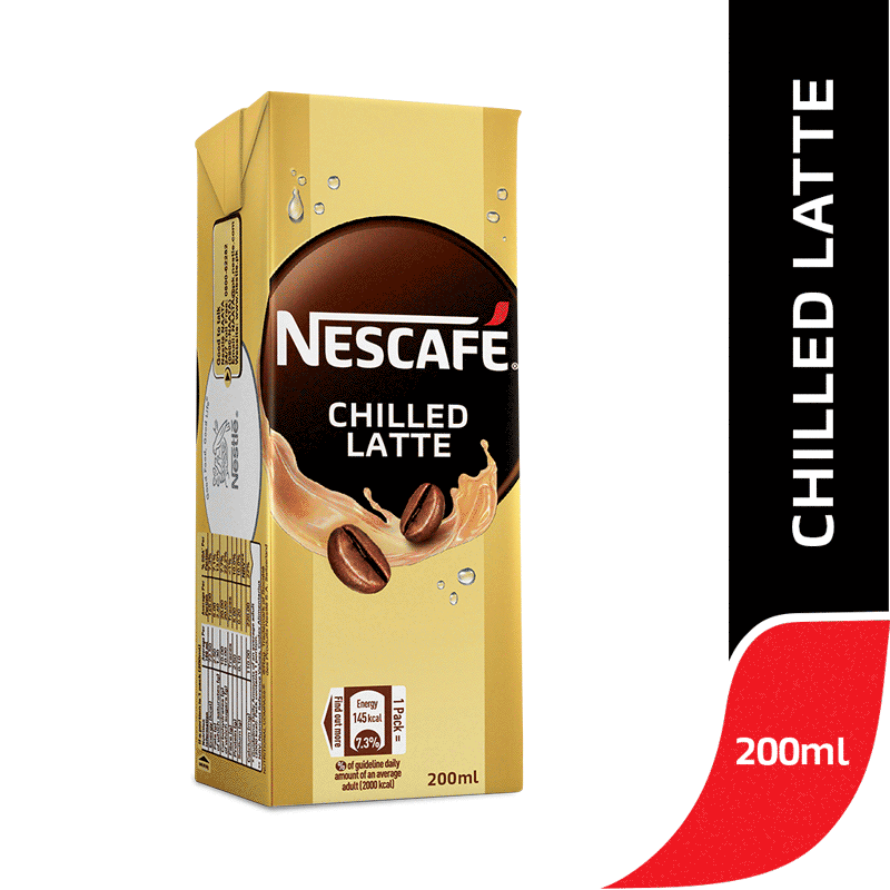 NESCAFE COFFEE CHILLED LATTE LIQUID 200 ML