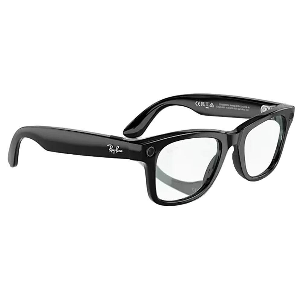 Rayban Meta Sunglasses Shine Black Clear Gen1 Rw4006