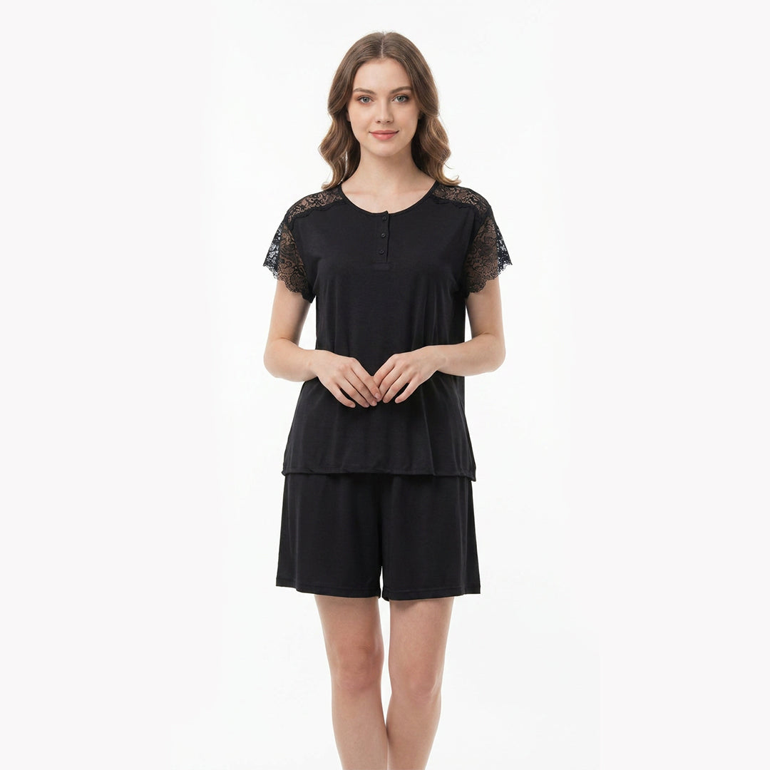 SARI NIGHTY 2-PC SET NIGHTDRESS LNG5-4383