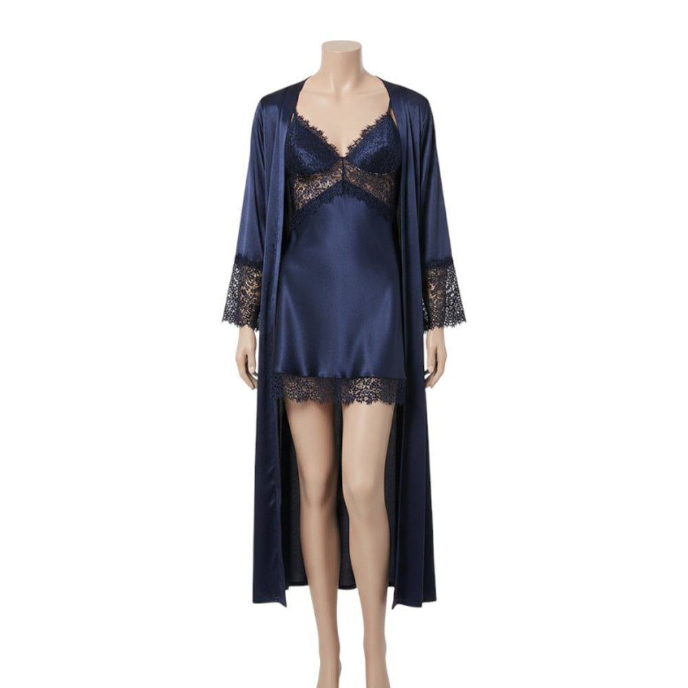 BELLEZA SHORT NIGHTY WITH ROBE 7655