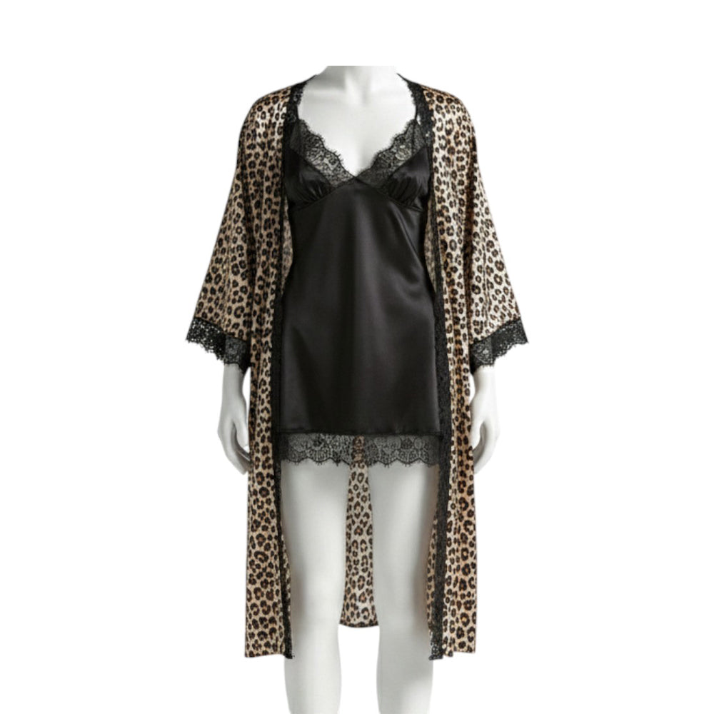 BELLEZA SHORT NIGHTY WITH ROBE 8661