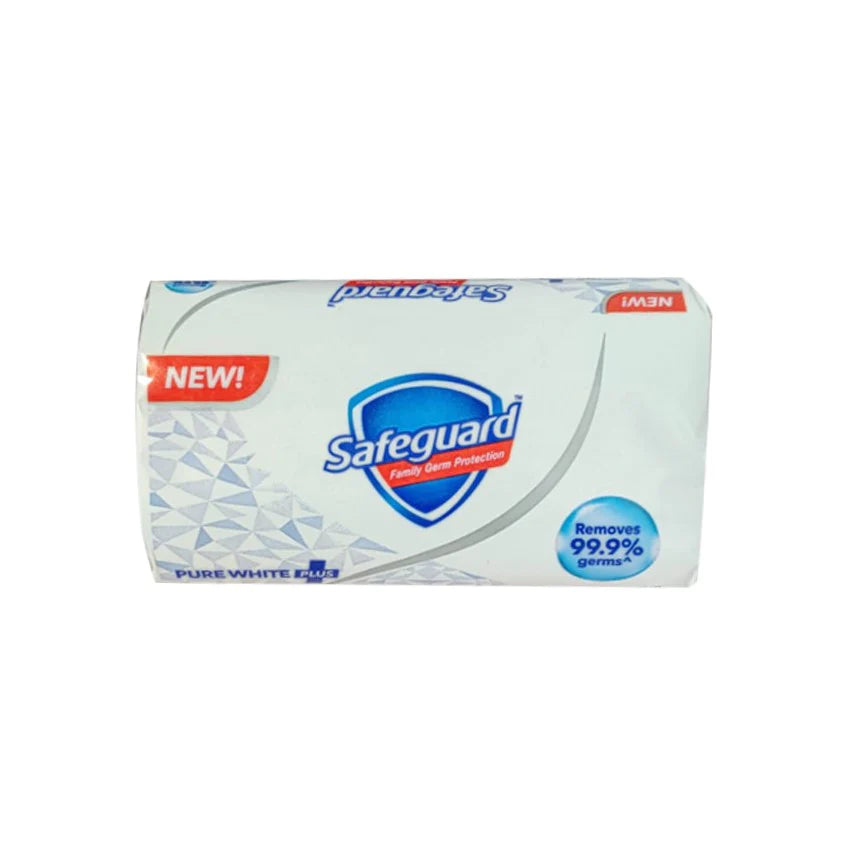 SAFEGUARD SOAP PURE WHITE MEDIUM SIZE 95 GM – Al-Fatah