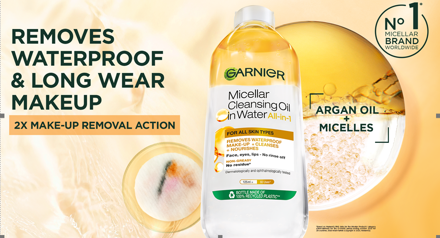 GARNIER CLEANSING WATER IN OIL 125ML