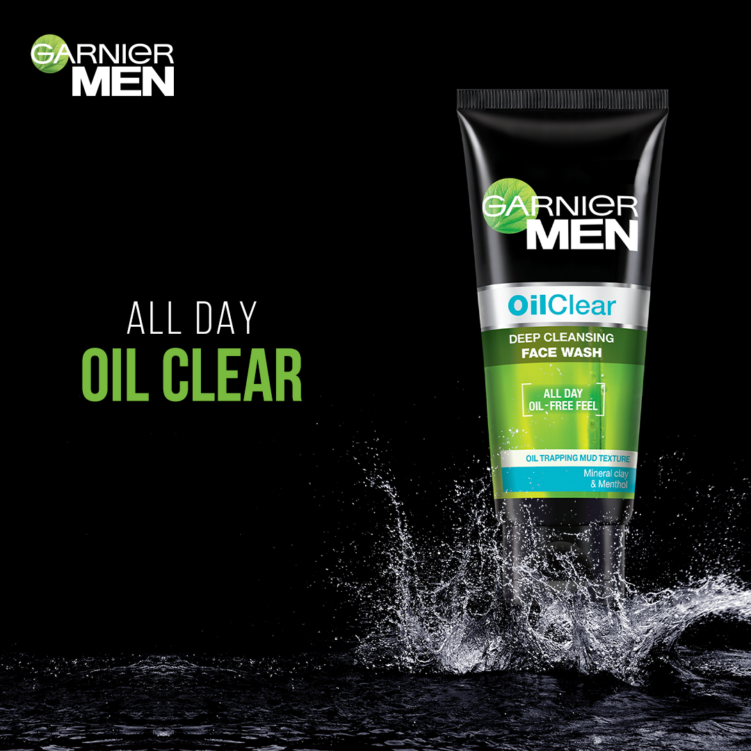Garnier Men Oil Clear Face Wash 100 ml