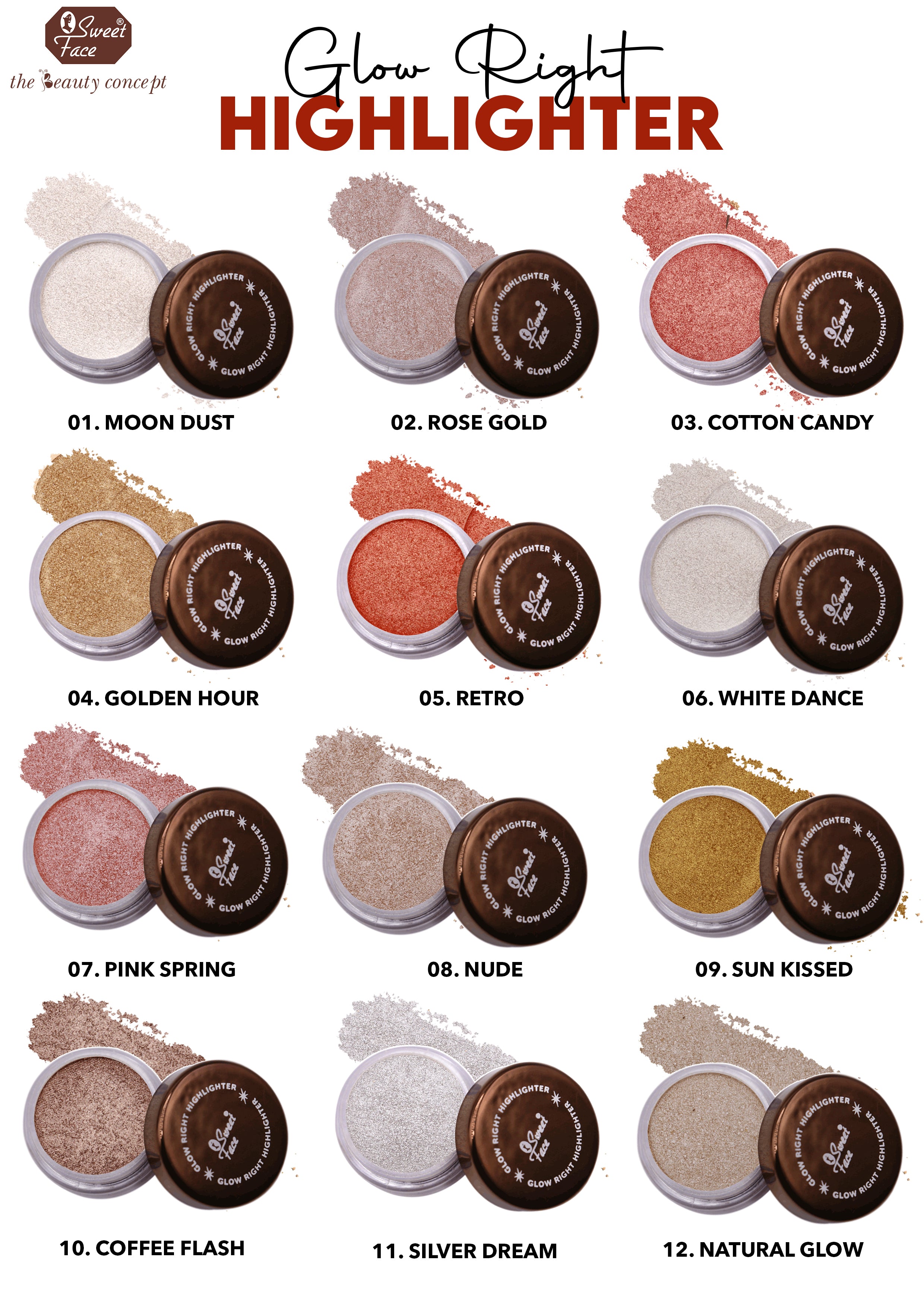 S/F SINGLE GLOW RIGHT HIGHLIGHTER SF 821
