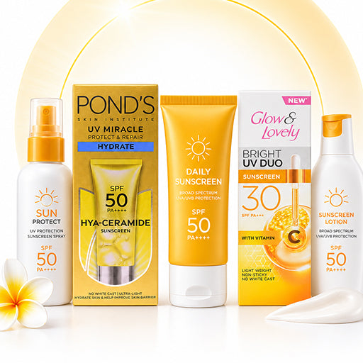 Sunblocks  & Sunscreens