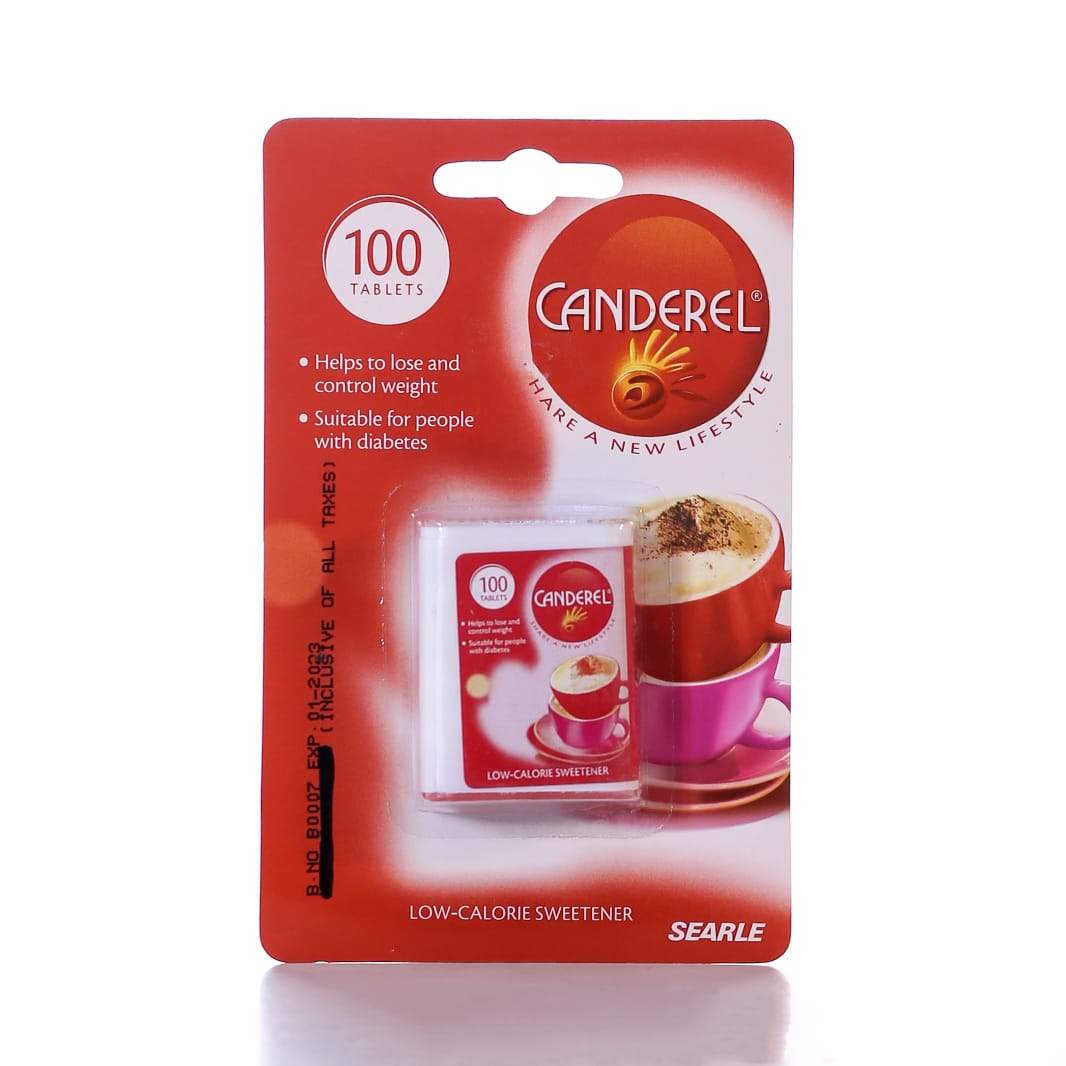 CANDEREL LOW CALORIE SWEETENER 100 TABLETS PC