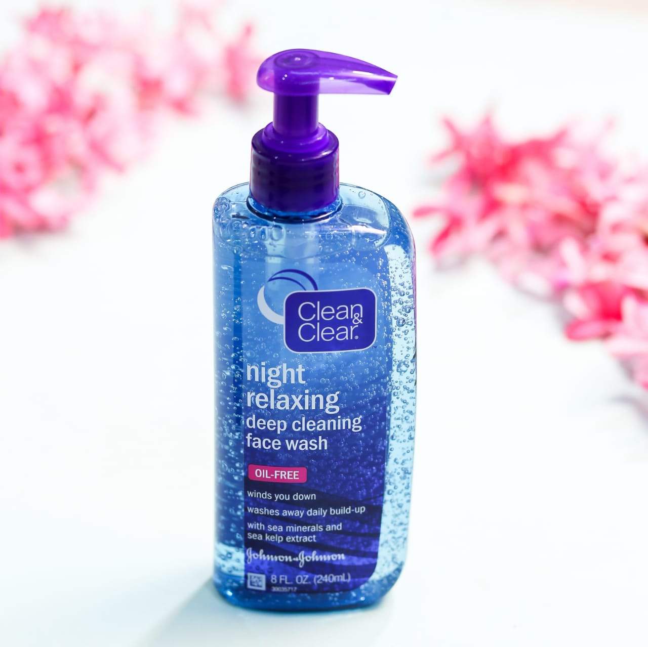 CLEAN & CLEAR NIGHT RELAXING FACE WASH DEEP 240 ML