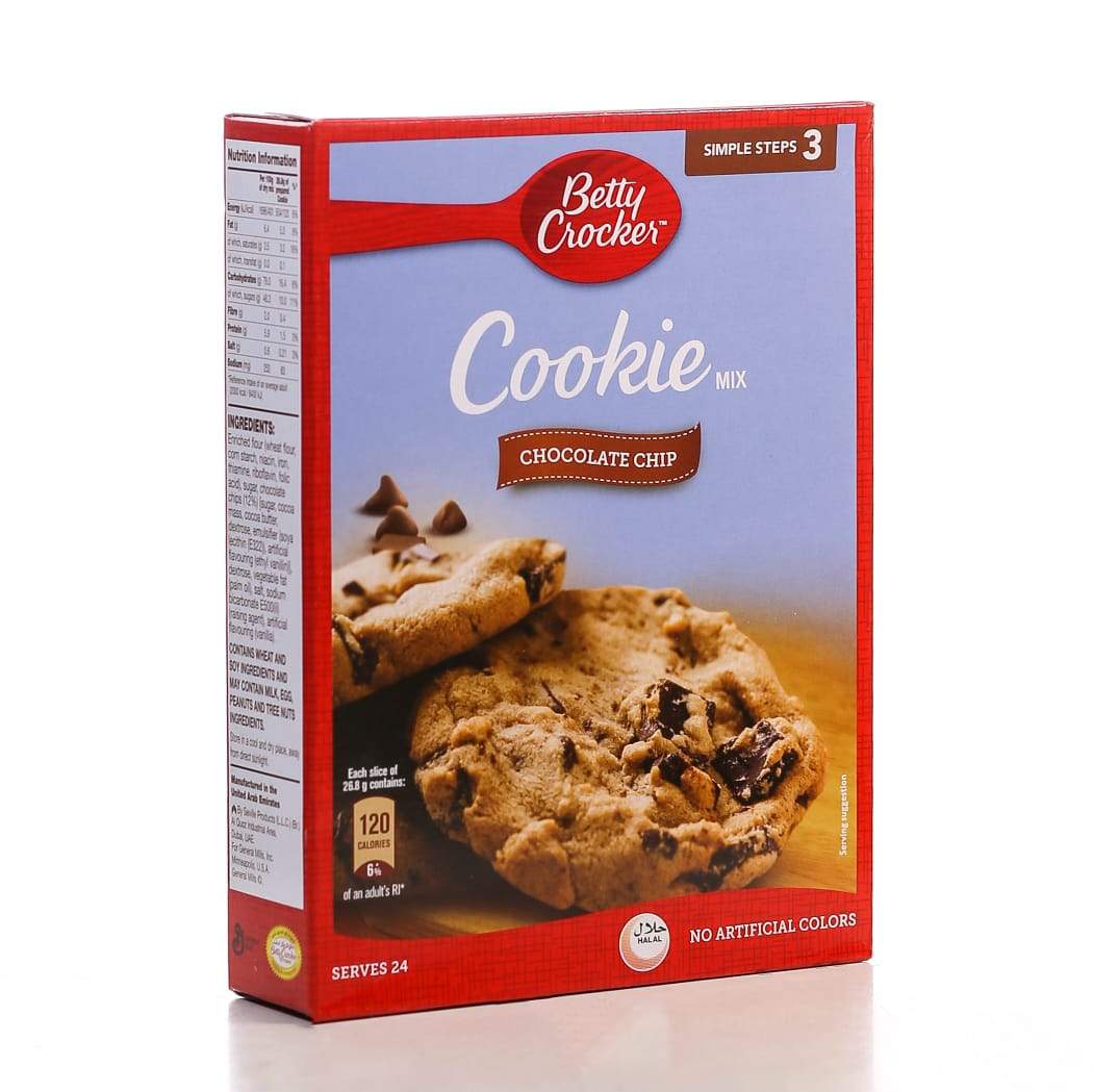 BETTY CROCKER COOKIE MIX CHOCOLATE CHIP 496 GM – Al-Fatah