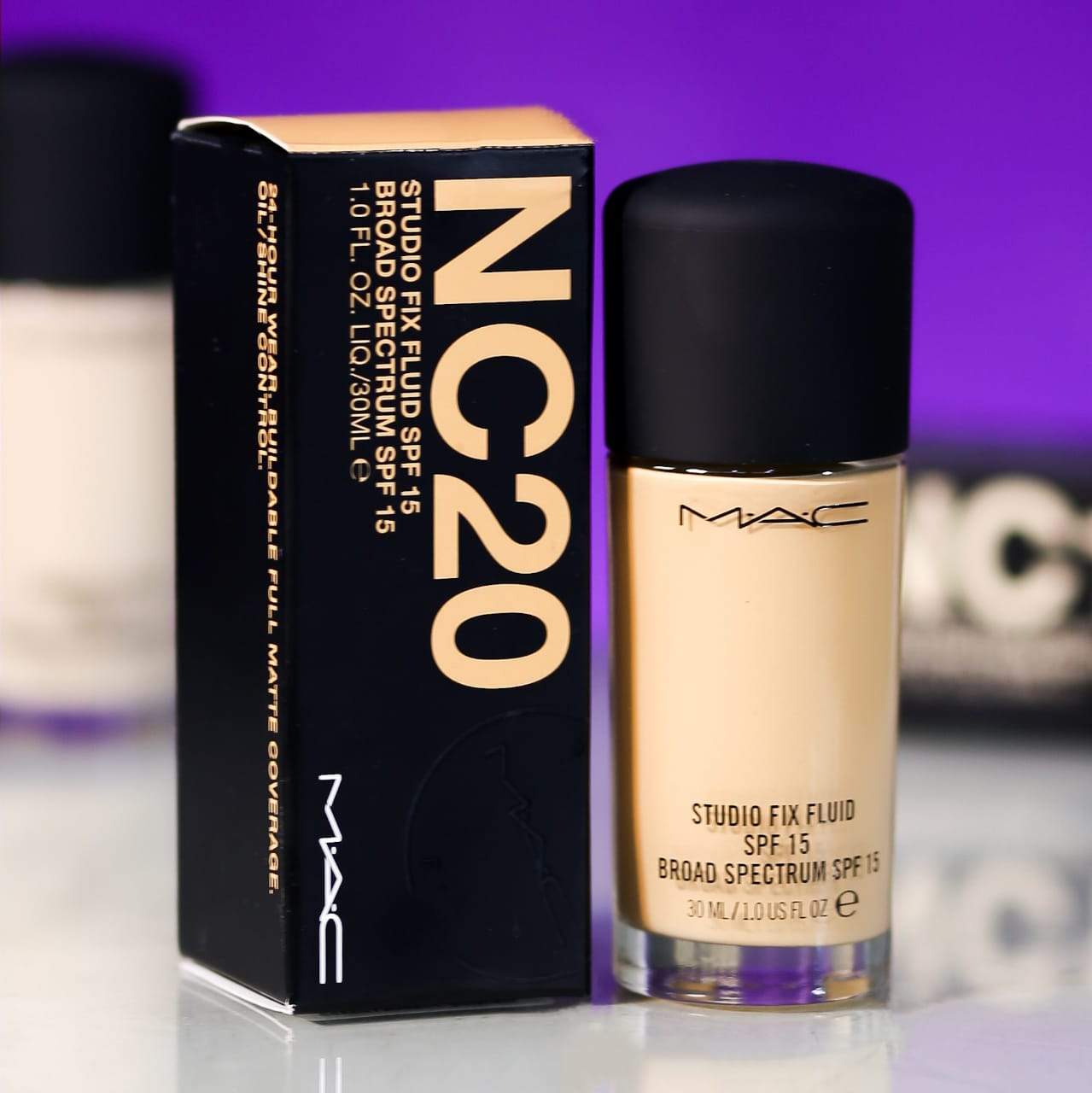 MAC STUDIO FIX FLUID FOUNDATION SPF15 NC20 30ML