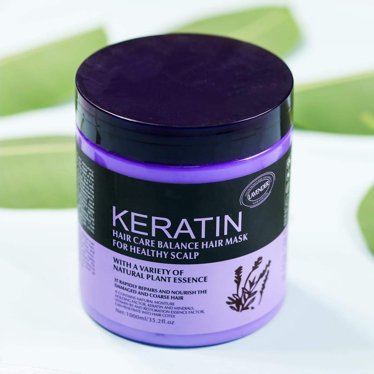 KERATIN HAIR MASK LAVENDER NATURAL PLANT 1000 ML