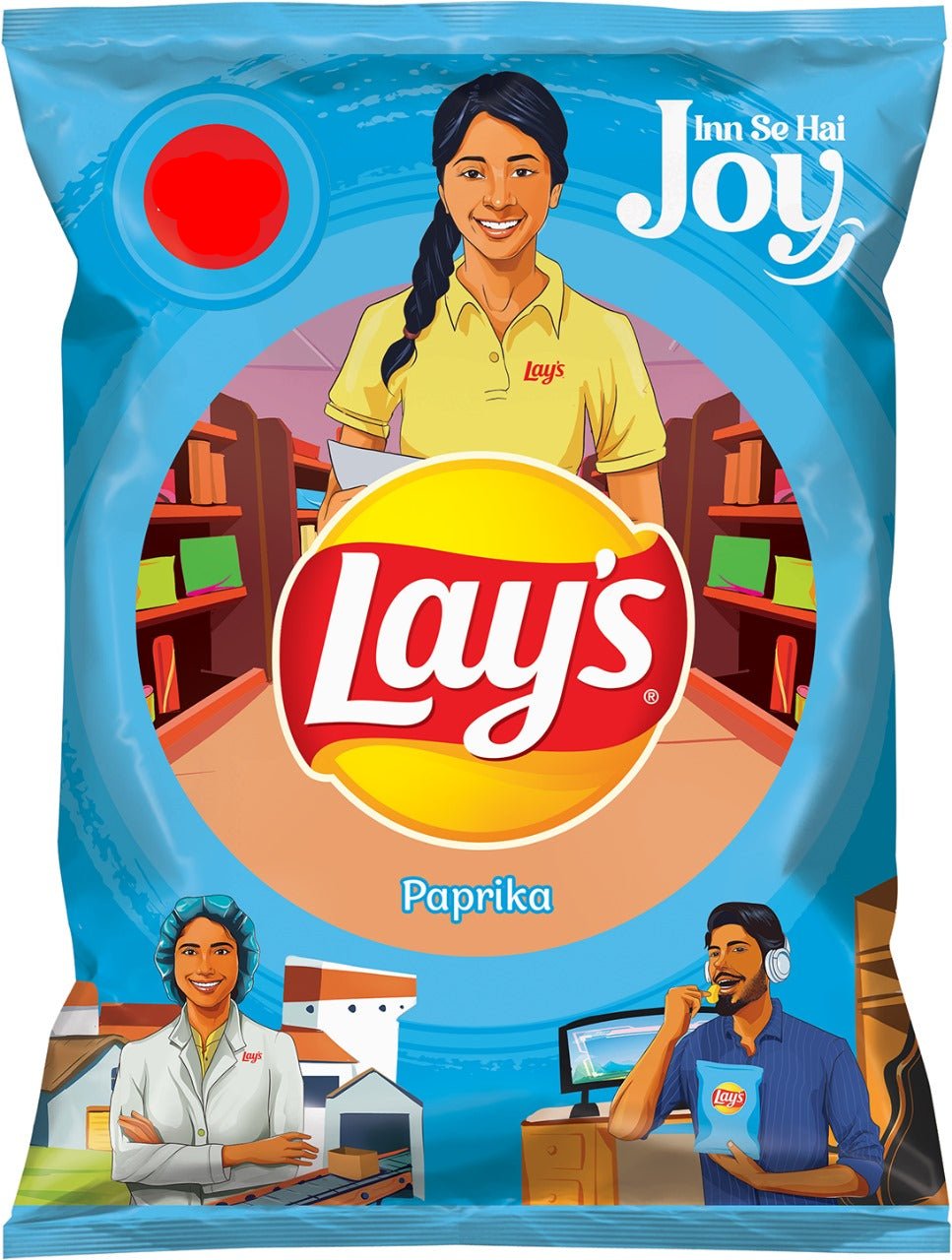 LAYS CHIPS PAPRIKA 25 GM