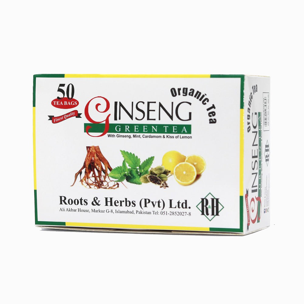 GINSENG ORGANIC GREEN 50 TEA BAG 76 GM