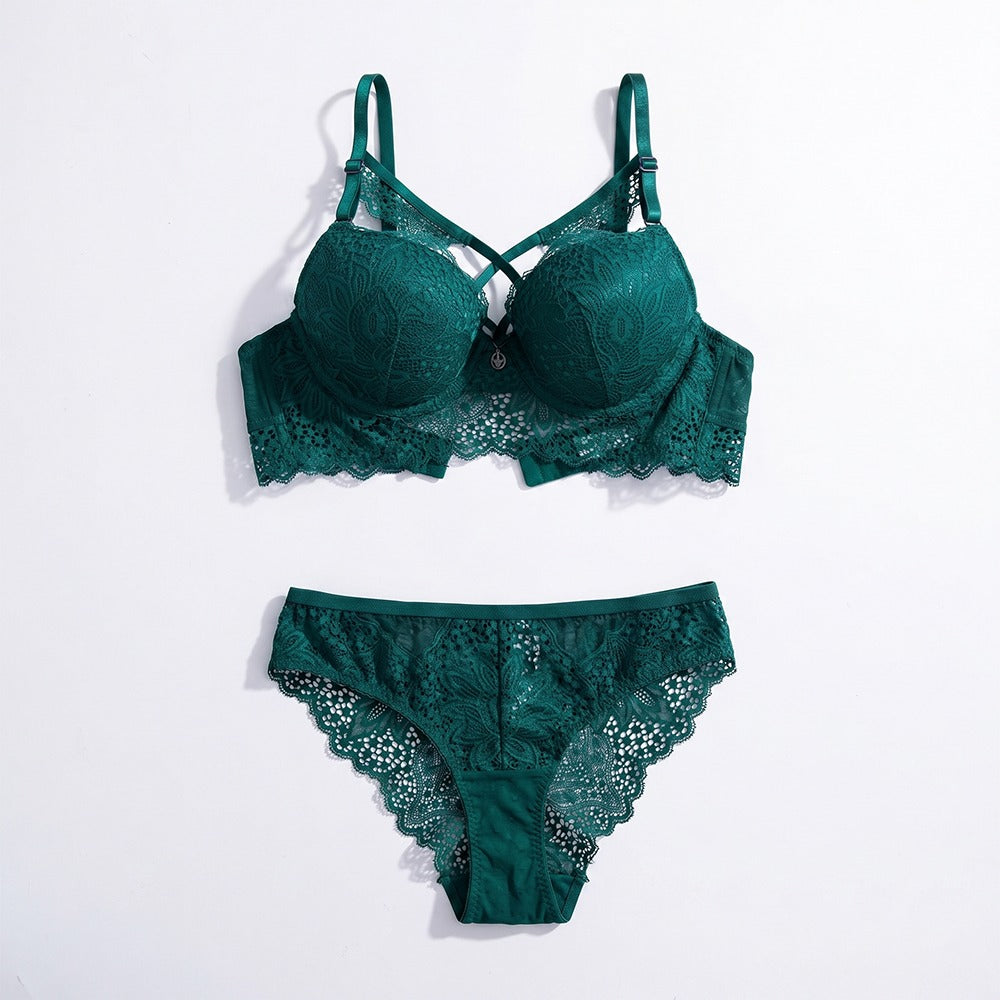Victoria-Secret-Bra-Set-T103-Green