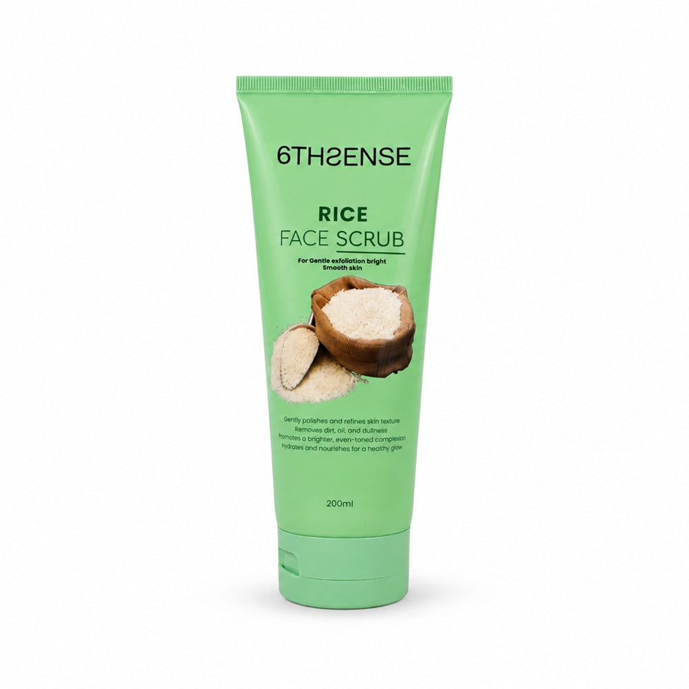 6TH SENSE RICE FACE SCRUB 200 ML