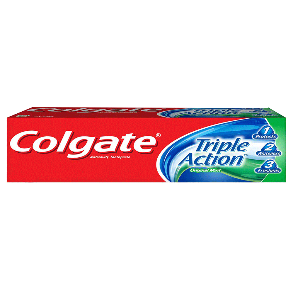 COLGATE TOOTH PASTE TRIPLE ACTION ORIGINAL MINT 170 GM