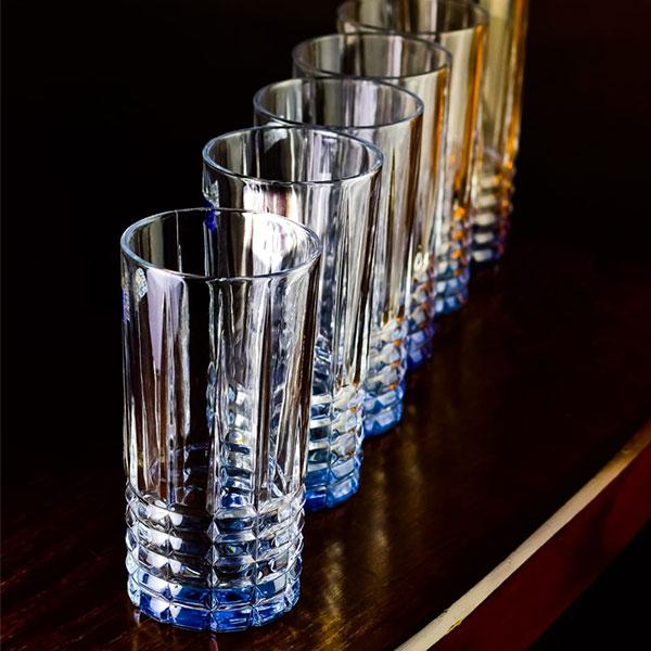 GLASS HONGLI BLUE IR 814A (Pack 6)