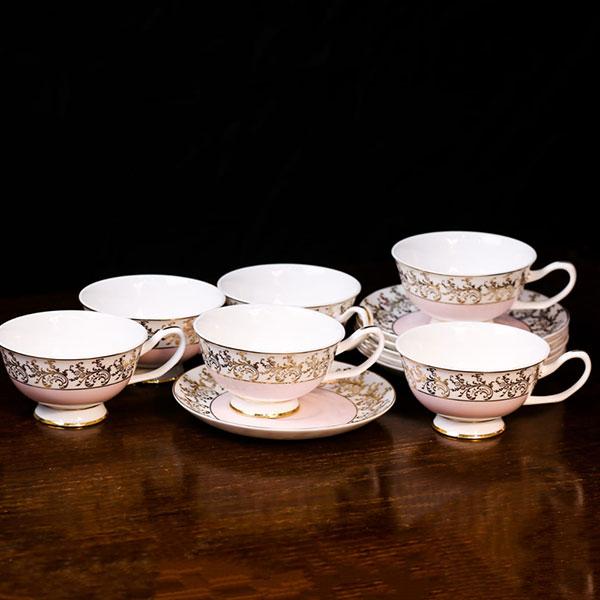CUP & SAUCER ROYAL BISTRO 12-JB-FS-016 BASIC (Pack 6)
