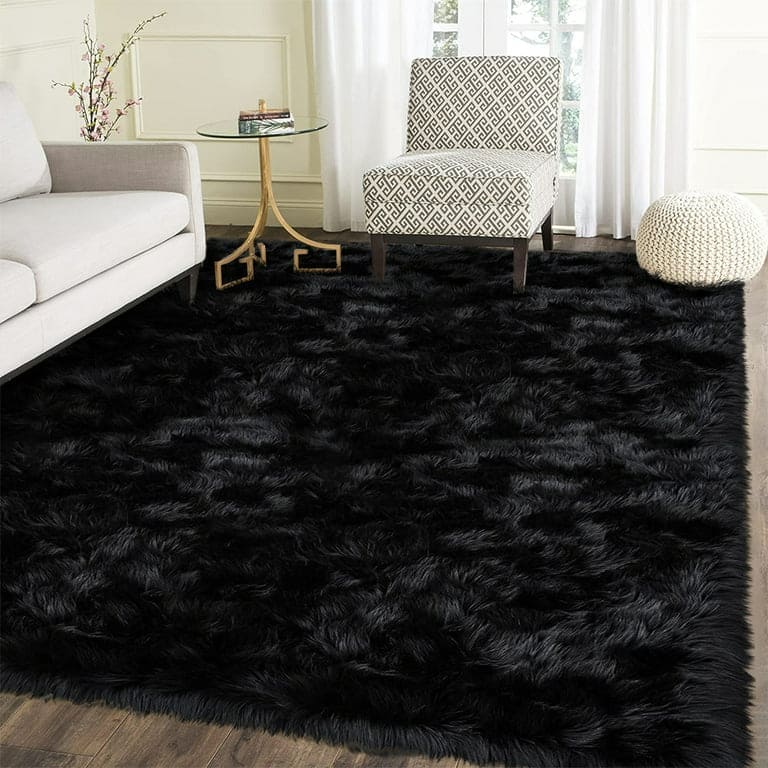 ORIENTAL FUR RUG 4X6