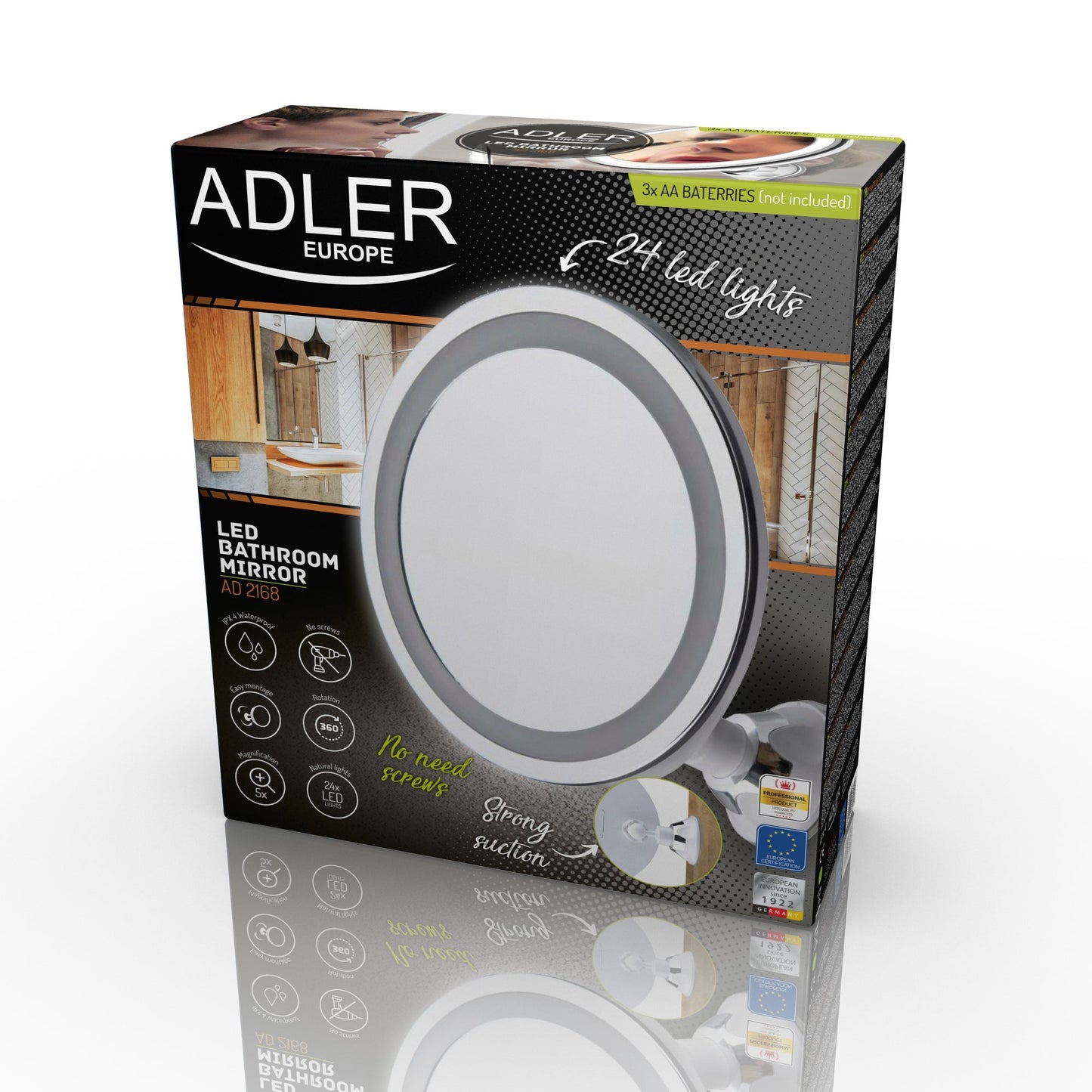 ADLER BATHROOM LED MIRROR AD2168