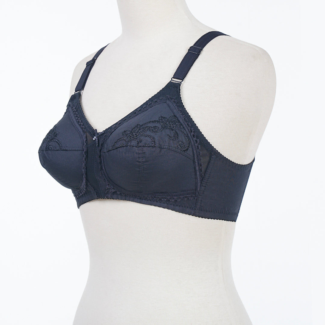Belleza Lingerie Classic Cotton Bra - Black
